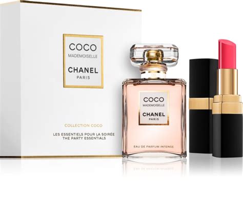 chanel mademoiselle perfume set.